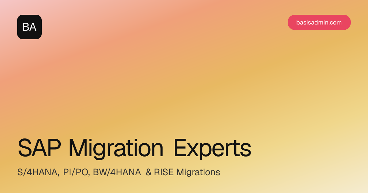 SAP PI/PO to Integration Suite Migration Before 2027